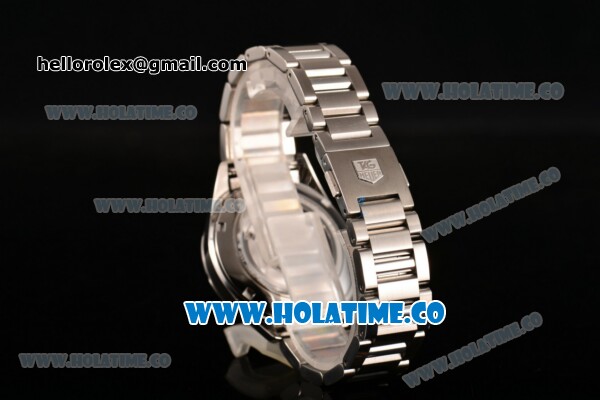 Tag Heuer Carrera Calibre 5 Automatic Swiss ETA 2824 Automatic Full Steel with Grey Dial and Stick Markers - Click Image to Close